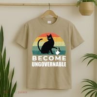 Become Ungovernable I Do What I Want Funny Cat T-Shirt thumb 2