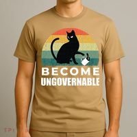 Become Ungovernable I Do What I Want Funny Cat T-Shirt thumb 3