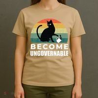 Become Ungovernable I Do What I Want Funny Cat T-Shirt thumb 4