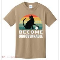 Become Ungovernable I Do What I Want Funny Cat Kids T-Shirt thumb 0