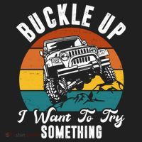 Buckle Up I Want To Try Somthing Offroad Truck Golf Towel thumb 3
