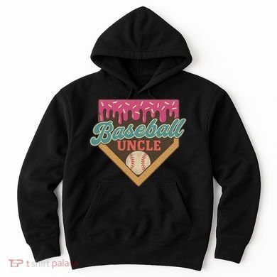 Baseball Uncle Ice Cream Drip Hoodie