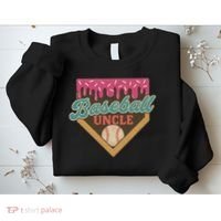 Baseball Uncle Ice Cream Drip Sweatshirt thumb 2