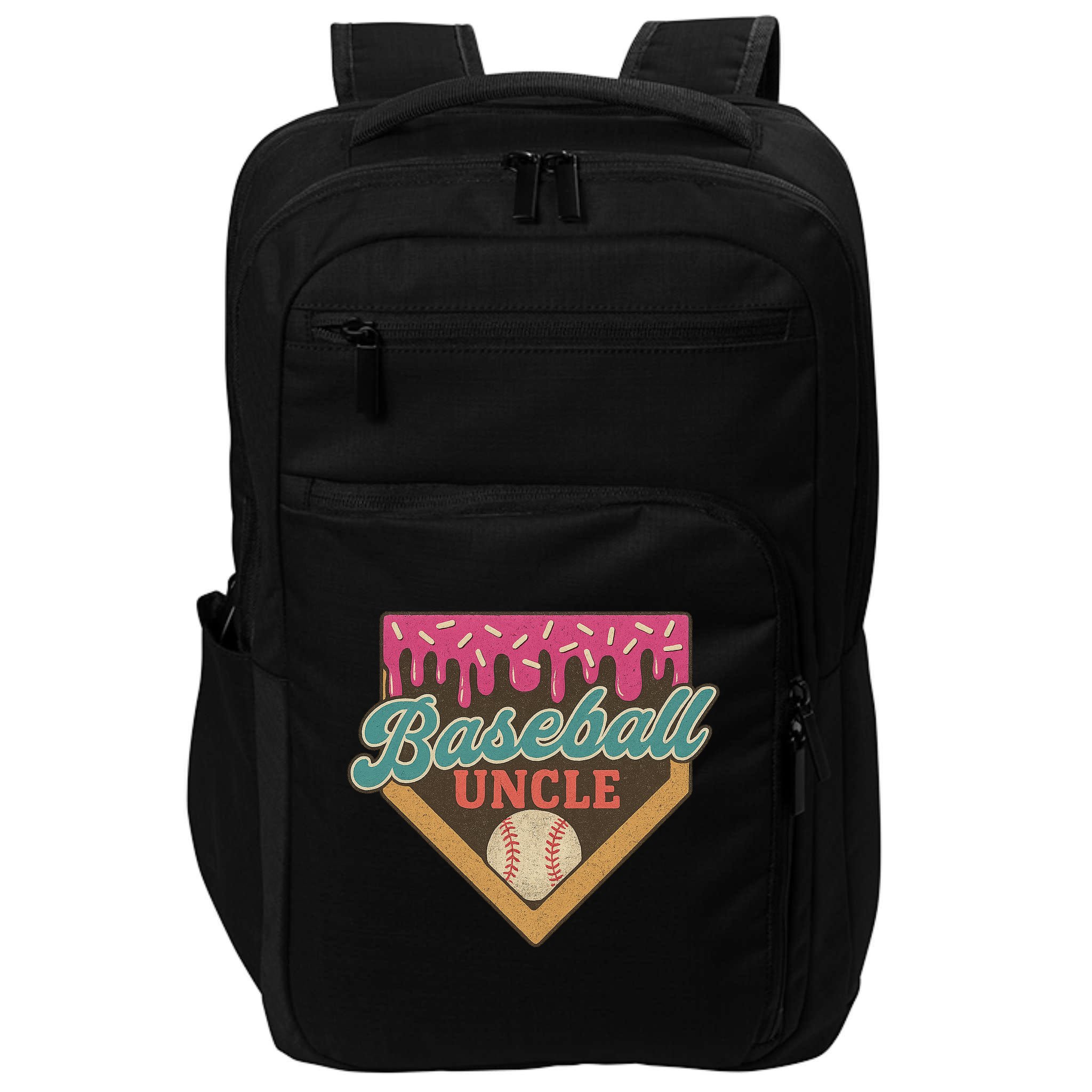 Baseball Uncle Ice Cream Drip Impact Tech Backpack