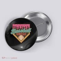 Baseball Uncle Ice Cream Drip Button thumb 0