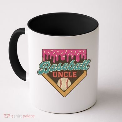 Baseball Uncle Ice Cream Drip Coffee Mug