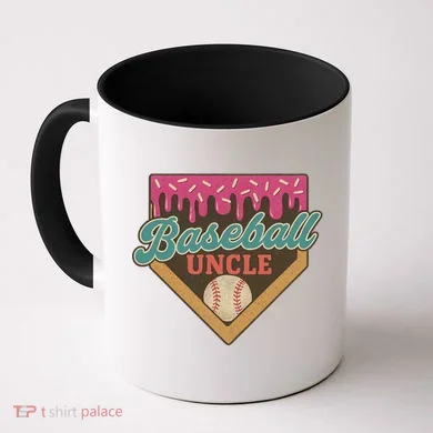 Baseball Uncle Ice Cream Drip Coffee Mug