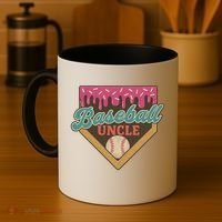 Baseball Uncle Ice Cream Drip Coffee Mug thumb 4