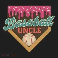 Baseball Uncle Ice Cream Drip Tumbler thumb 3