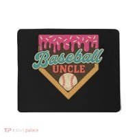 Baseball Uncle Ice Cream Drip Mousepad thumb 0