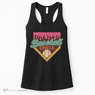 Baseball Uncle Ice Cream Drip Women's Tank Top
