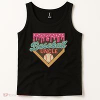 Baseball Uncle Ice Cream Drip Tank Top thumb 2