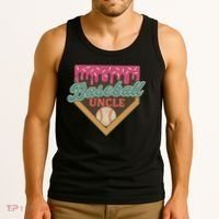 Baseball Uncle Ice Cream Drip Tank Top thumb 3