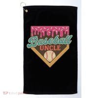 Baseball Uncle Ice Cream Drip Golf Towel thumb 0
