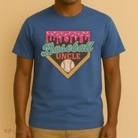 Baseball Uncle Ice Cream Drip T-Shirt thumb 3