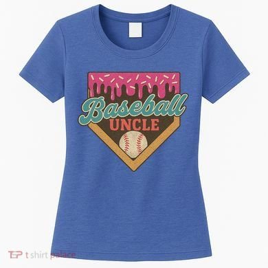Baseball Uncle Ice Cream Drip Women's T-Shirt