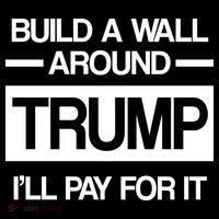 Build a Wall Around Trump I'll Pay For It Kids T-Shirt thumb 4