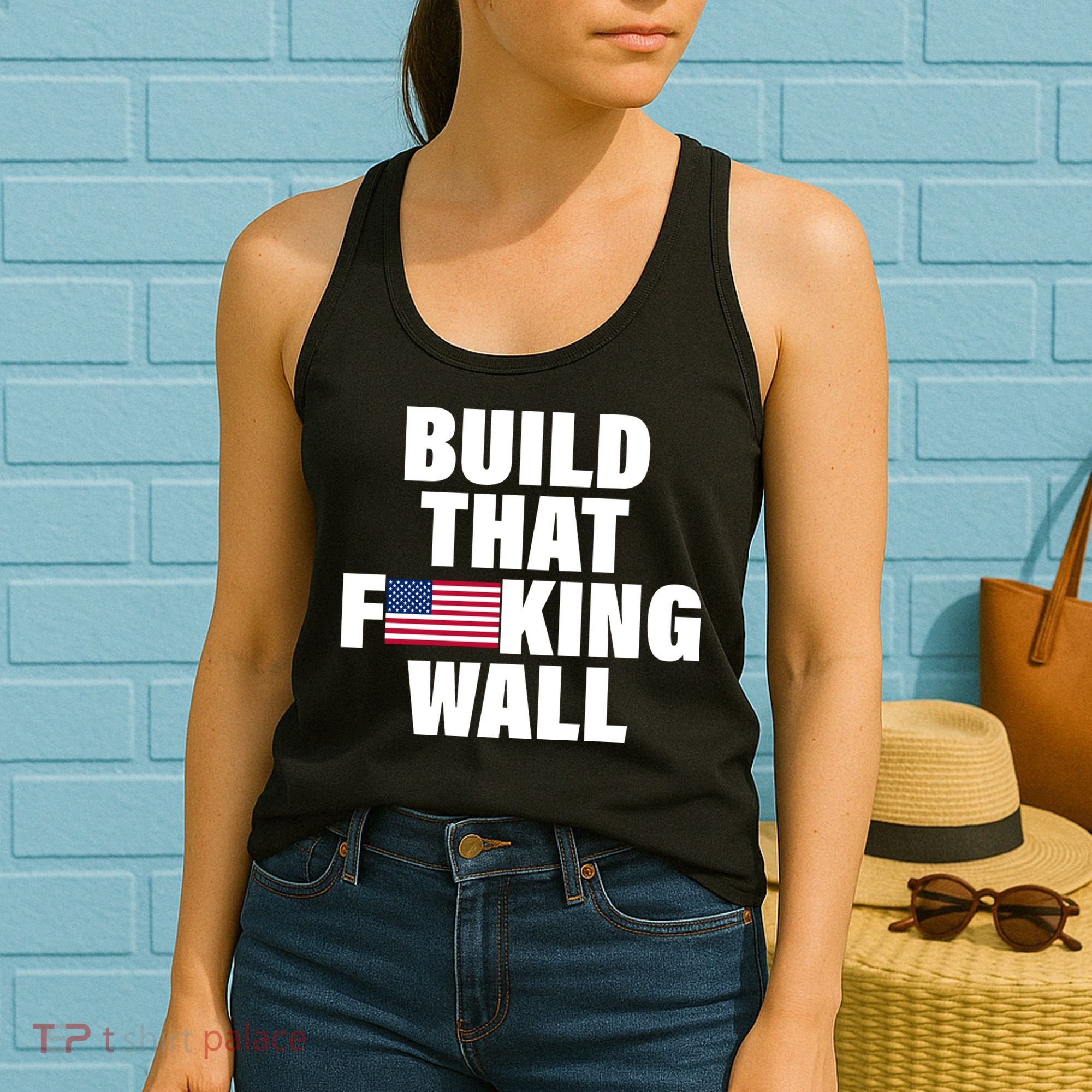 Build That F*cking Wall Women's Tank Top
