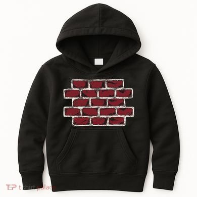 Build The Brick Wall Trump Kids Hoodie