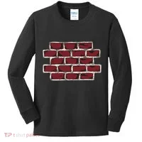 Build The Brick Wall Trump Kids Long Sleeve Shirt thumb 0