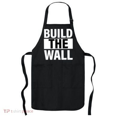 Build The Wall Box Logo Apron