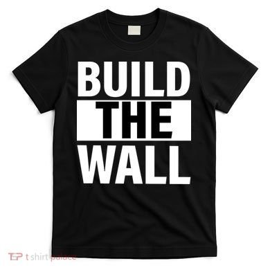 Build The Wall Box Logo T-Shirt