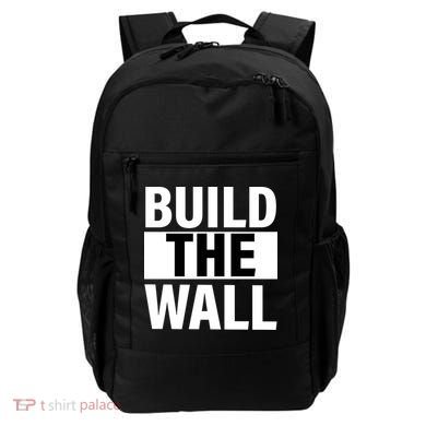 Build The Wall Box Logo Backpack
