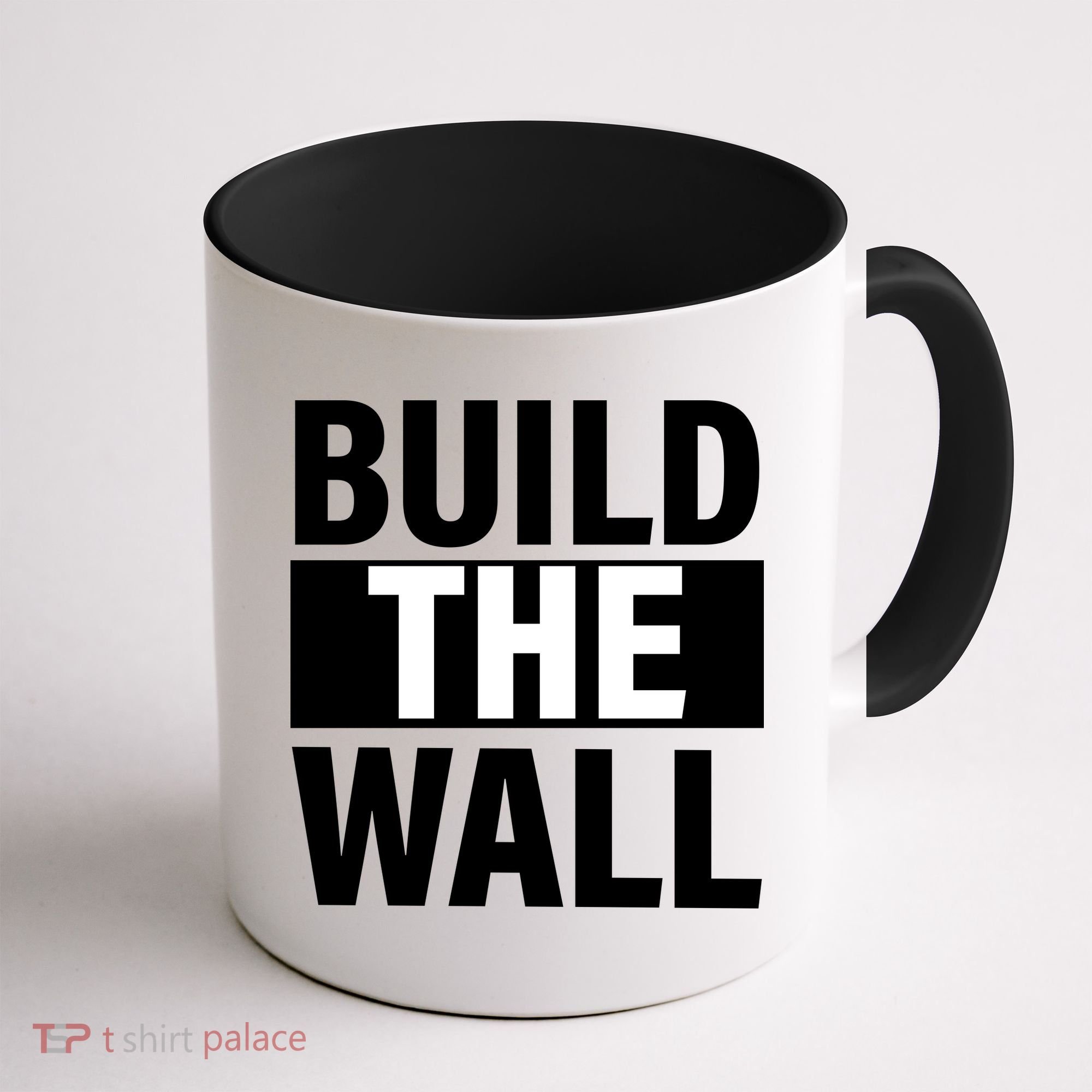 Build The Wall Box Logo Coffee Mug