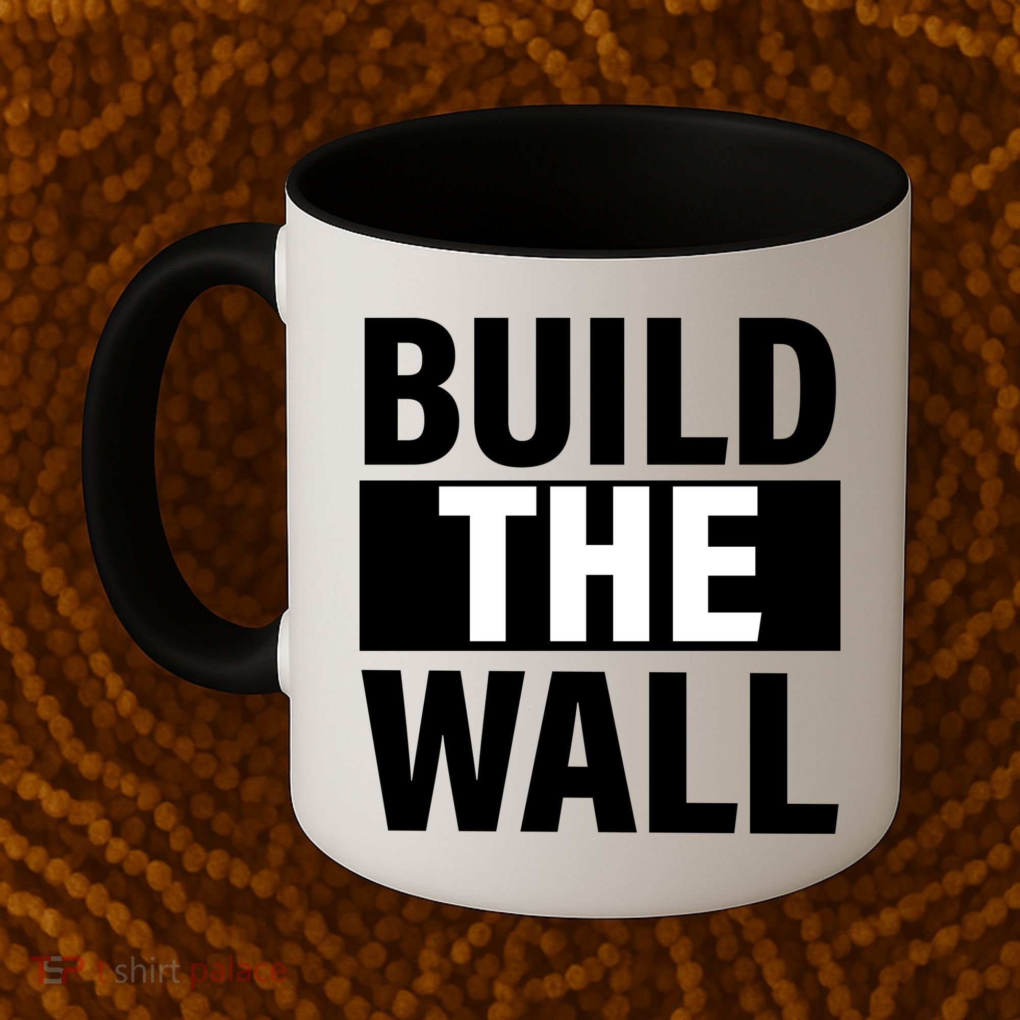 Build The Wall Box Logo Coffee Mug