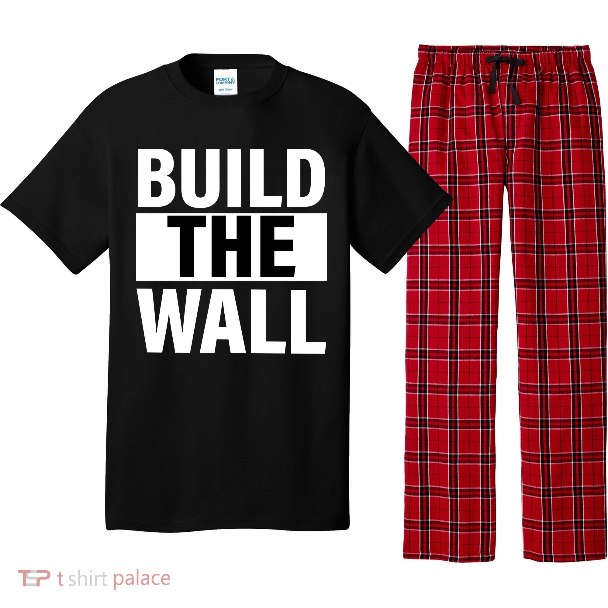 Build The Wall Box Logo Pajama Set