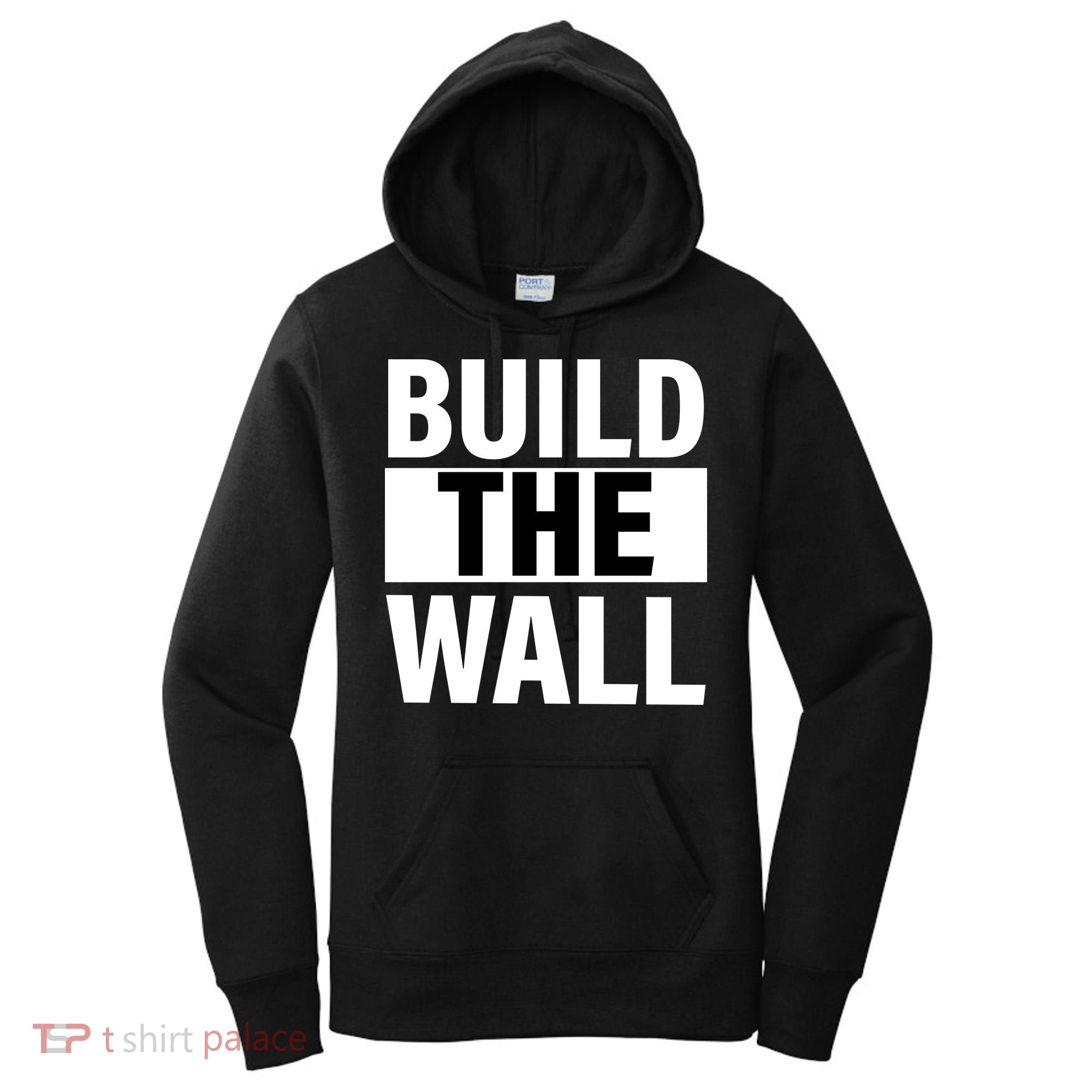 Build The Wall Box Logo Women's Hoodie