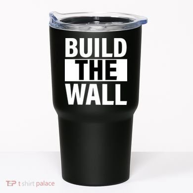 Build The Wall Box Logo Tumbler