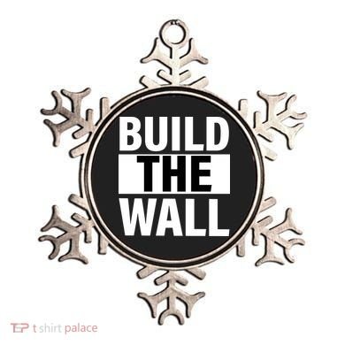 Build The Wall Box Logo Ornament