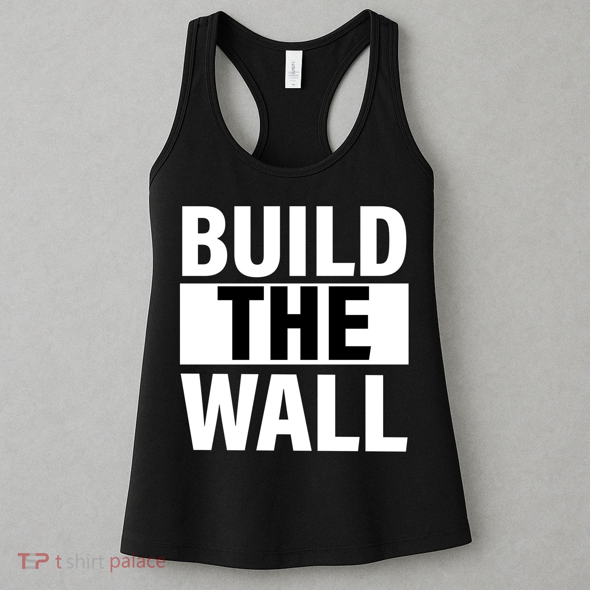 Build The Wall Box Logo Women's Tank Top