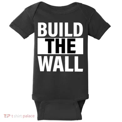 Build The Wall Box Logo Baby Bodysuit