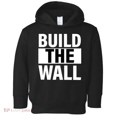 Build The Wall Box Logo Toddler Hoodie