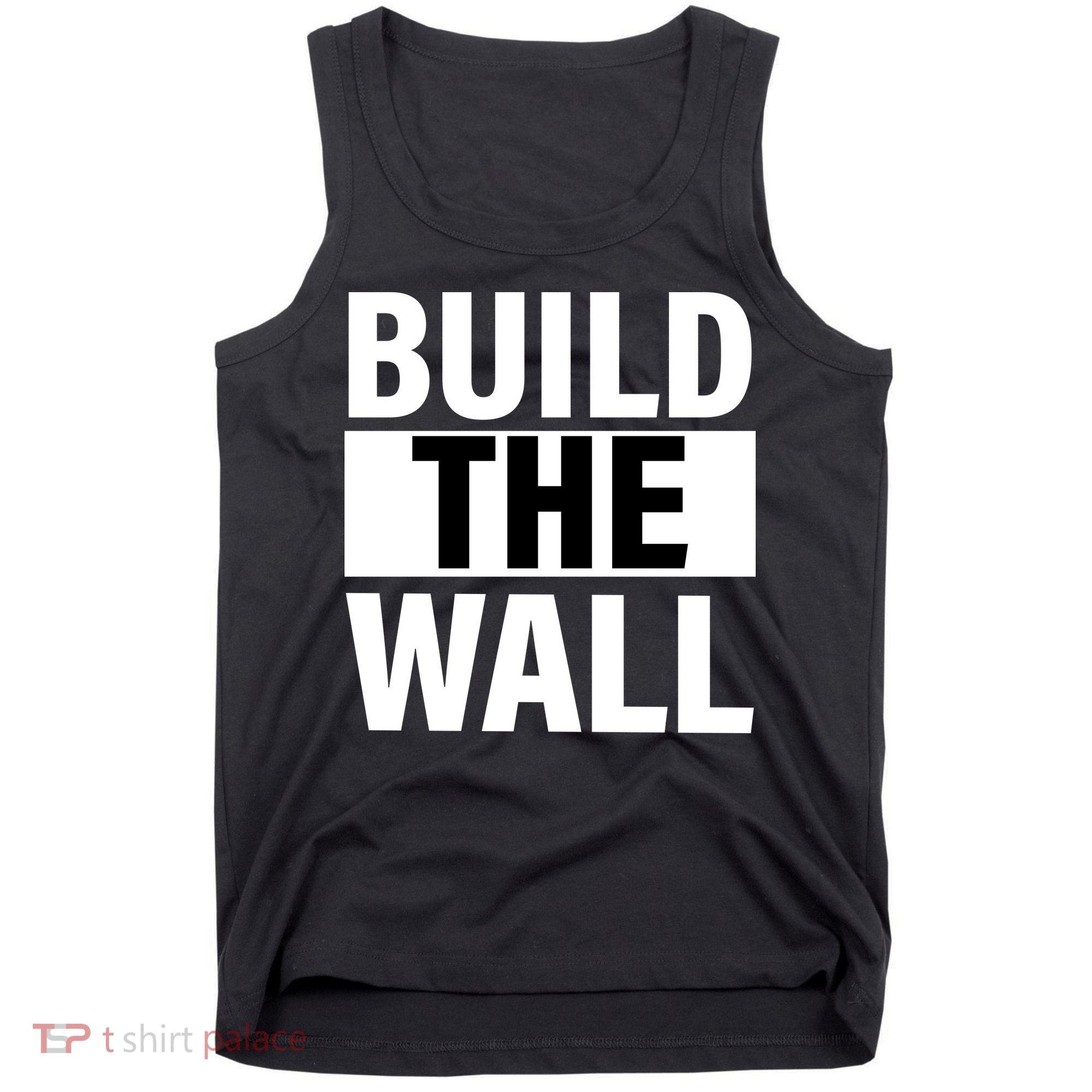 Build The Wall Box Logo Tank Top