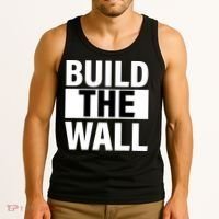 Build The Wall Box Logo Tank Top thumb 3
