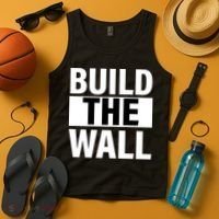 Build The Wall Box Logo Tank Top thumb 4