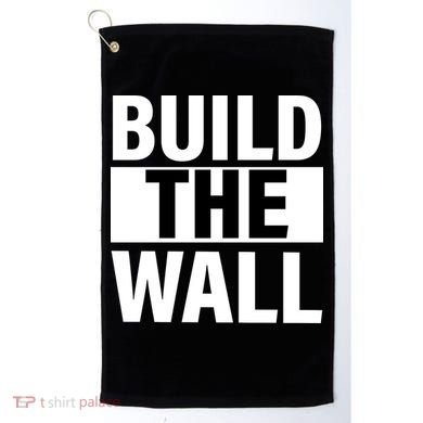 Build The Wall Box Logo Golf Towel