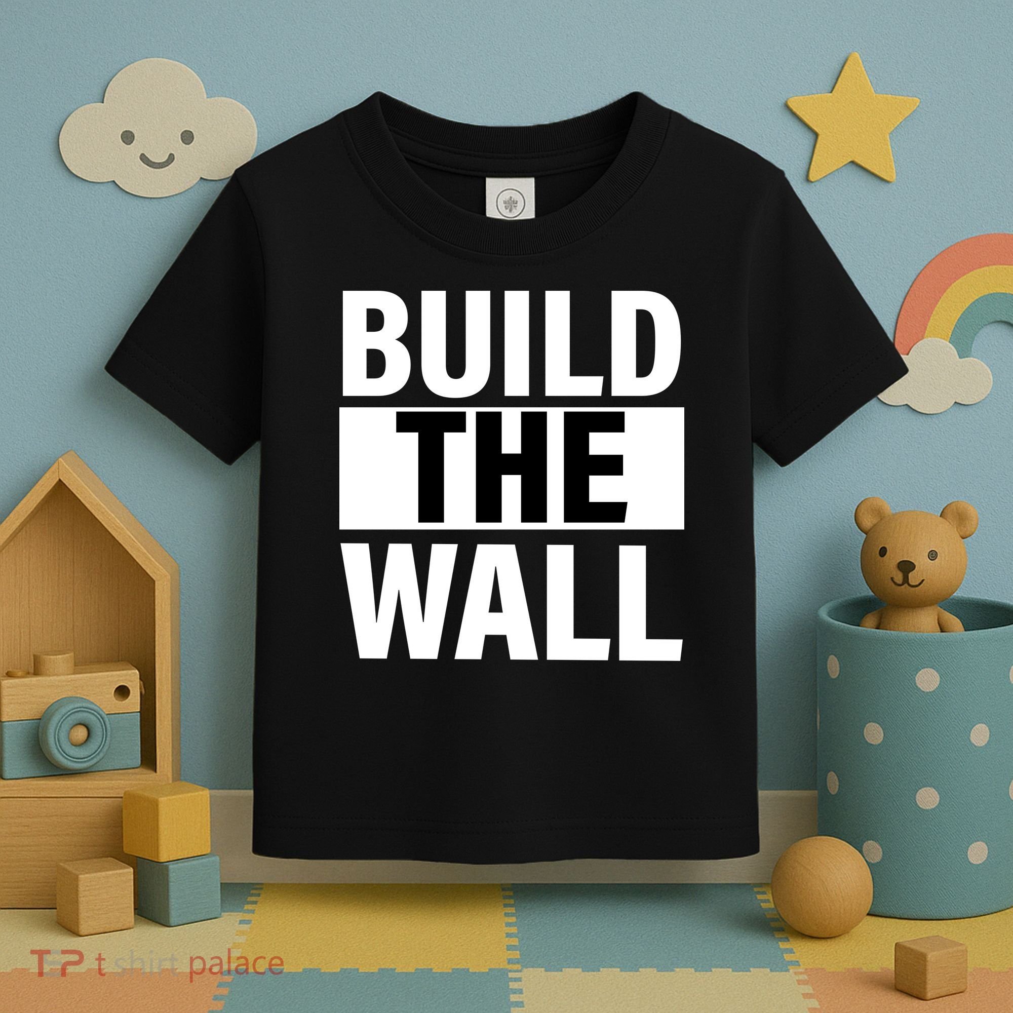 Build The Wall Box Logo Toddler T-Shirt