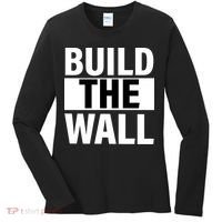 Build The Wall Box Logo Women's Long Sleeve Shirt thumb 0
