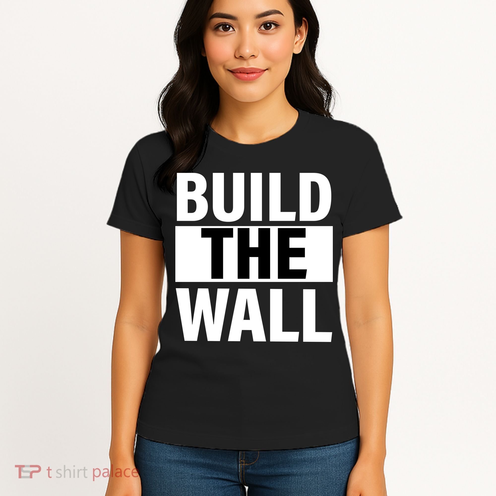 Build The Wall Box Logo Women's T-Shirt