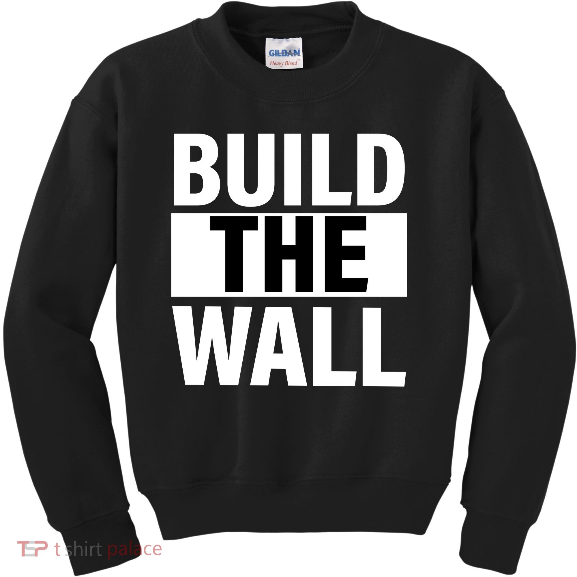 Build The Wall Box Logo Kids Sweatshirt