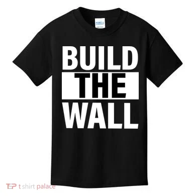 Build The Wall Box Logo Kids T-Shirt