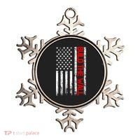 Build The Wall Distressed Flag Ornament thumb 0