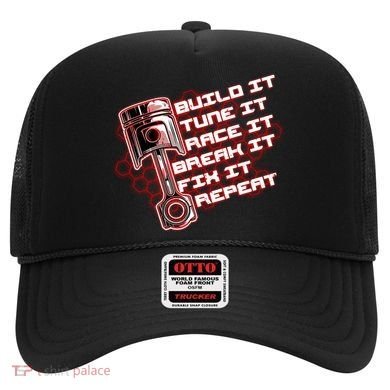 Build Tune Race Break Fix Repeat Hat