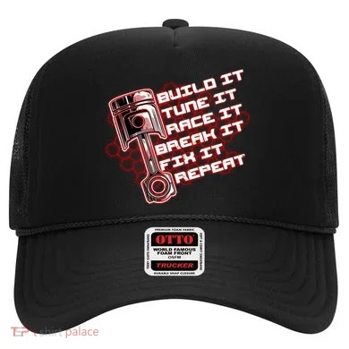 Build Tune Race Break Fix Repeat Hat