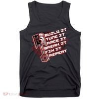 Build Tune Race Break Fix Repeat Tank Top thumb 0