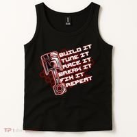 Build Tune Race Break Fix Repeat Tank Top thumb 2